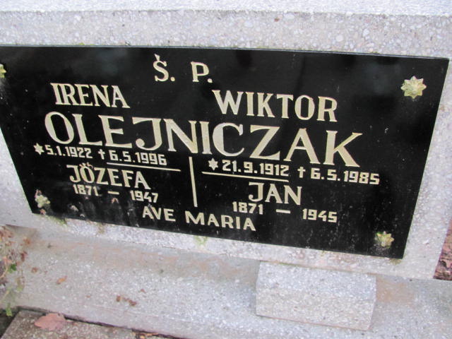 Jan Olejniczak 1871 Chodzież - Grobonet - Wyszukiwarka osób pochowanych