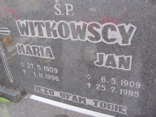 Alojzy Witkowski 1937 Chodzież - Grobonet - Wyszukiwarka osób pochowanych