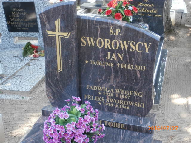 Feliks Sworowski 1918 Chodzież - Grobonet - Wyszukiwarka osób pochowanych