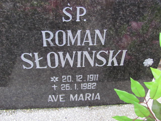 Andrzej Słowiński 1942 Chodzież - Grobonet - Wyszukiwarka osób pochowanych