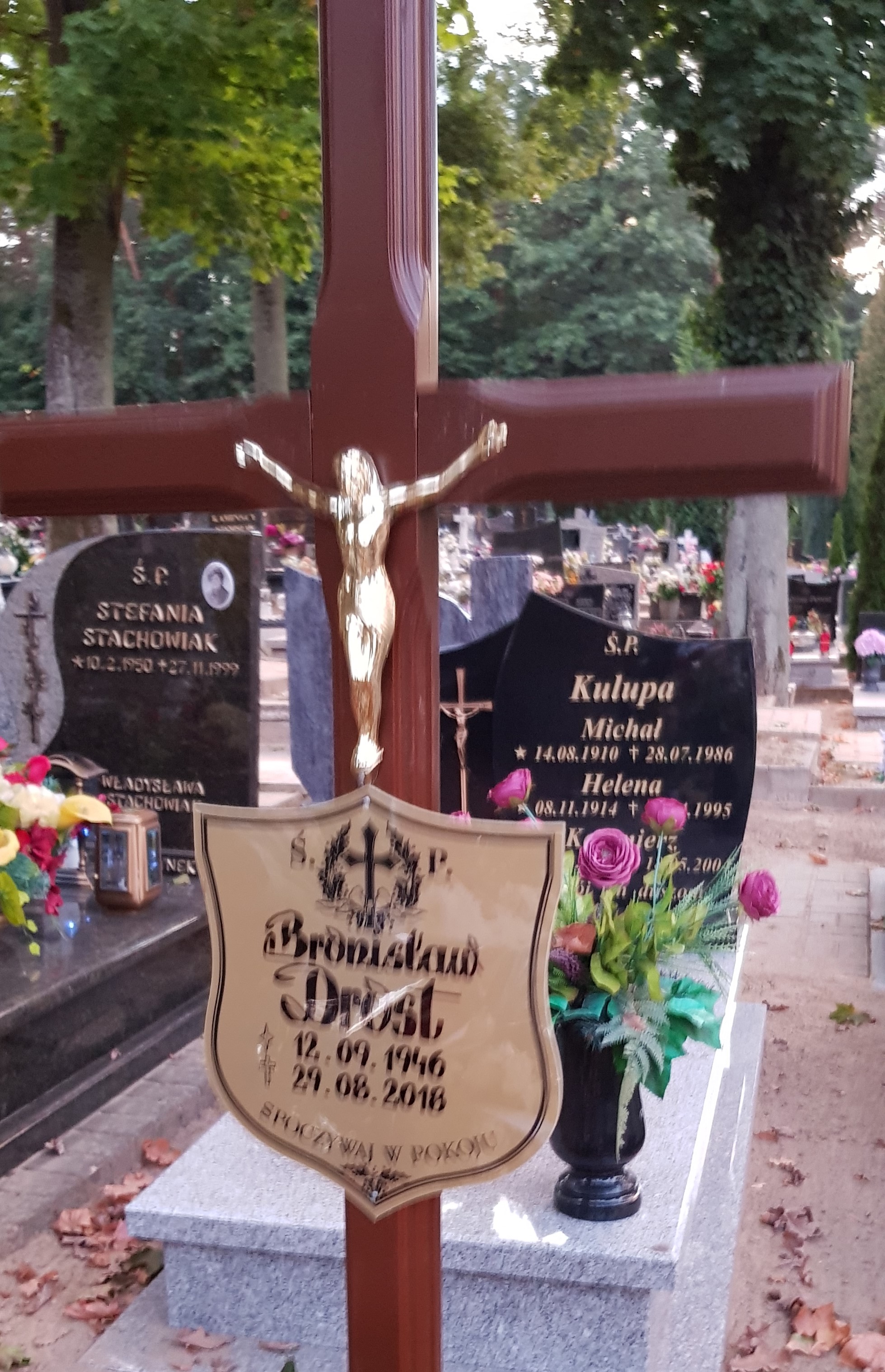 Grób Bronisław Drost