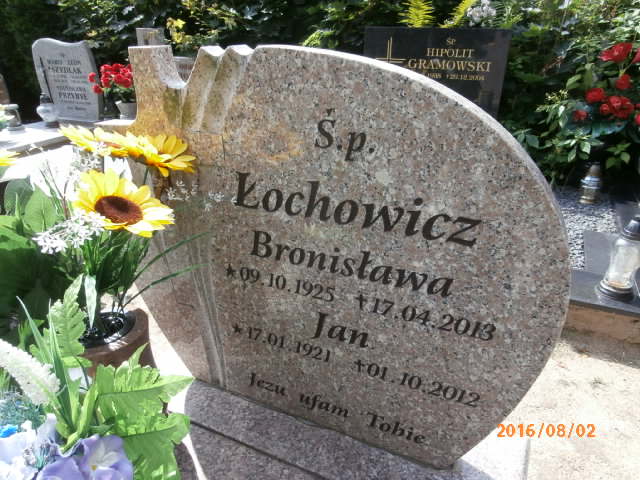 Jan Łochowicz 1921 Chodzież - Grobonet - Wyszukiwarka osób pochowanych