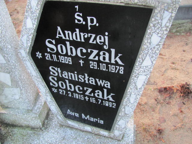 Andrzej Sobczak 1909 Chodzież - Grobonet - Wyszukiwarka osób pochowanych