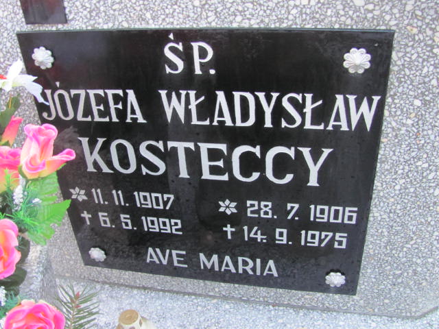 Władysław Kostecki 1906 Chodzież - Grobonet - Wyszukiwarka osób pochowanych