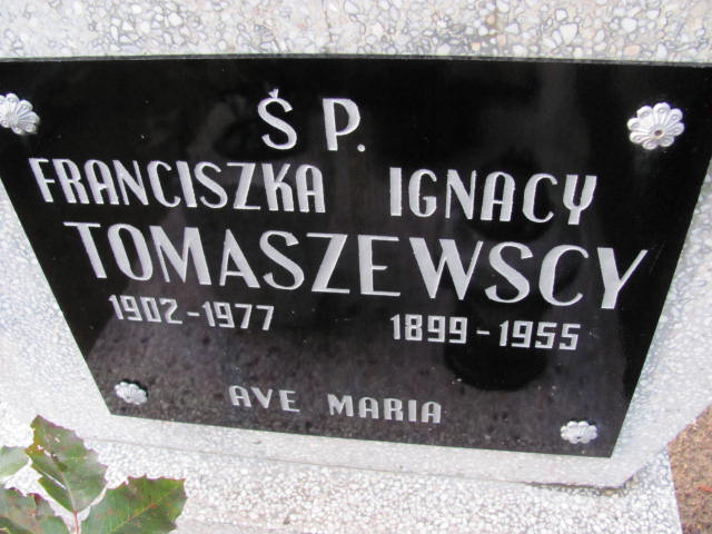 Ignacy Tomaszewski 1899 Chodzież - Grobonet - Wyszukiwarka osób pochowanych