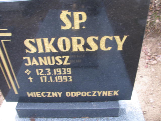Janusz Sikorski 1939 Chodzież - Grobonet - Wyszukiwarka osób pochowanych