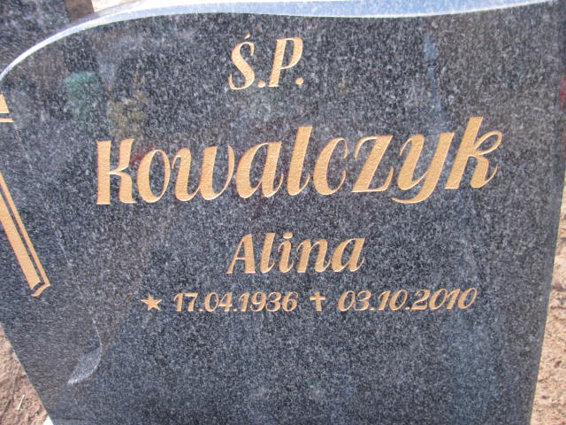 Alina Kowalczyk 1936 Chodzież - Grobonet - Wyszukiwarka osób pochowanych