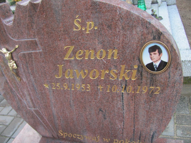Zenon Jaworski 1953 Chodzież - Grobonet - Wyszukiwarka osób pochowanych