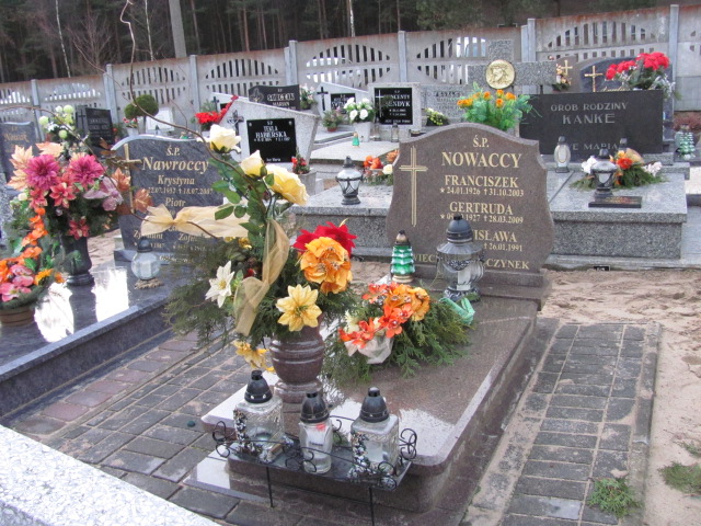 Grób Stanisława Nowacka